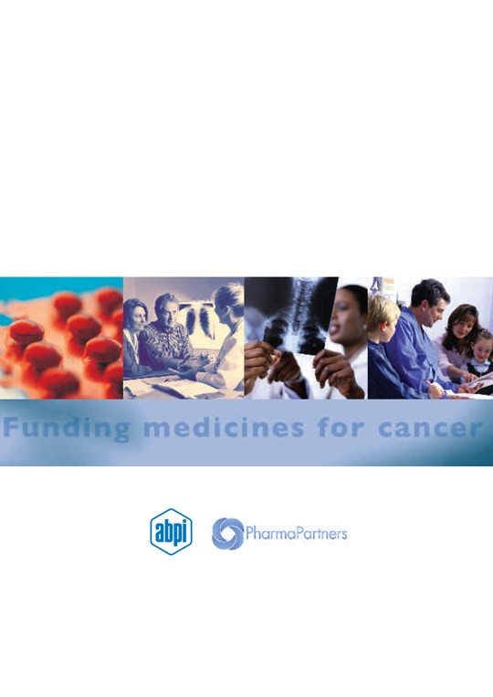 Funding medicines for cancer