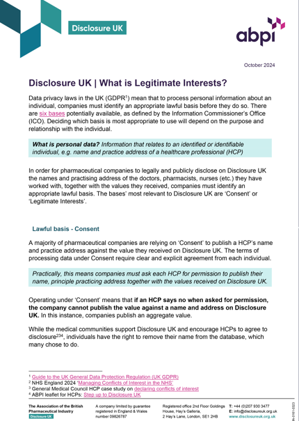 Legitimate Interest Factsheet October 2024