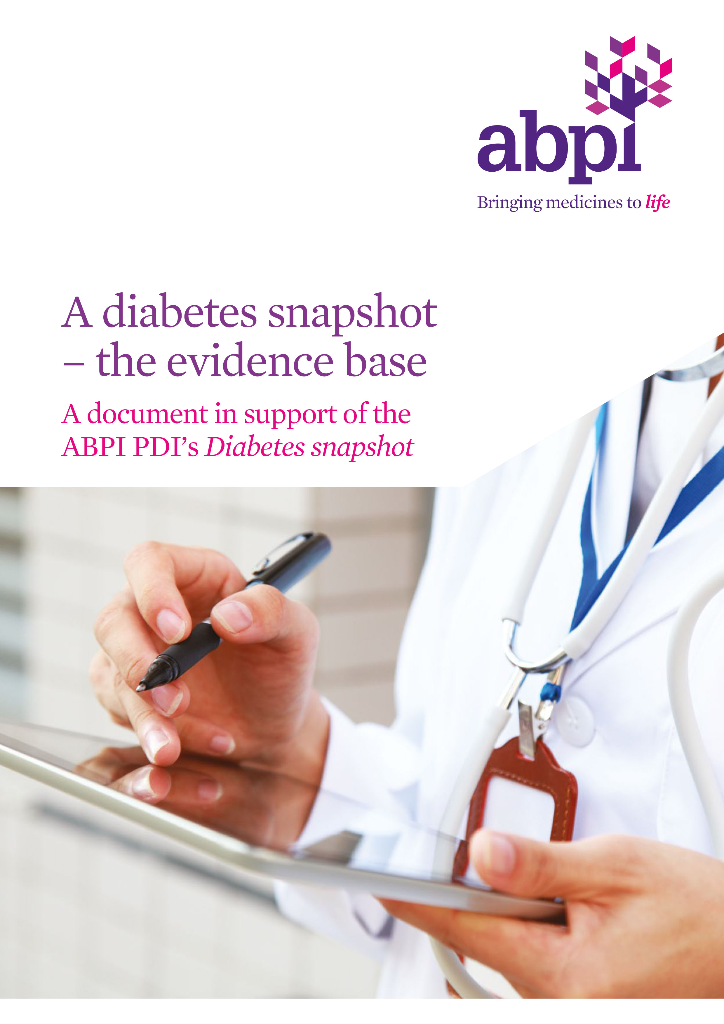 A diabetes snapshot - the evidence base