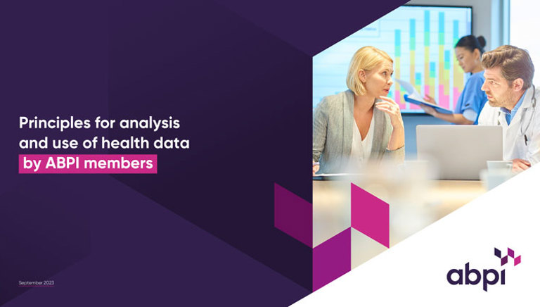 Principles for analysis and use of health data by ABPI members