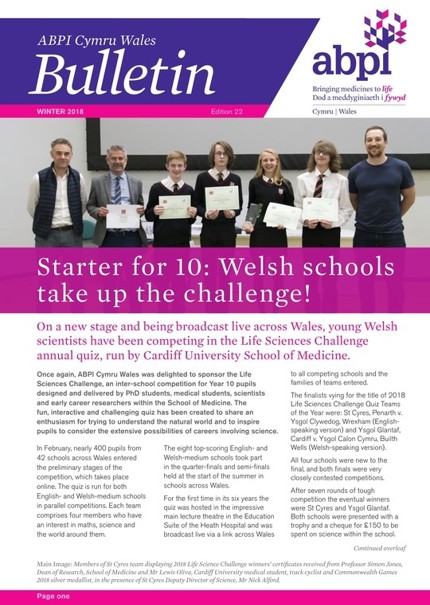 ABPI Cymru Wales Winter Bulletin 2018