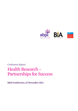Conference report: Health Research – Partnerships for Success